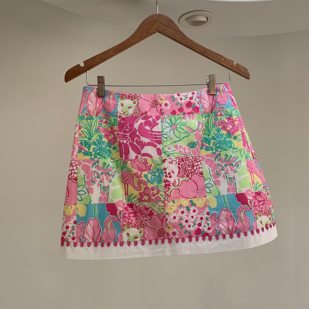 Lilly Pulitzer | Patchwork Pattern Skort - image 5